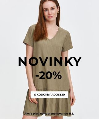 👩 Špeciálne dni si vyžadujú špeciálne zľavy! 💃 Roztancujte svoj šatník novinkami od nás, teraz so špeciálnou 20% zľavou!...
